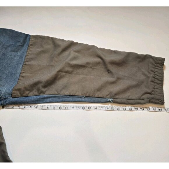 Columbia Brush Guard Reinforced Canvas Denim Hunting Jeans Pants 44 X 30 Distres - Picture 3 of 12